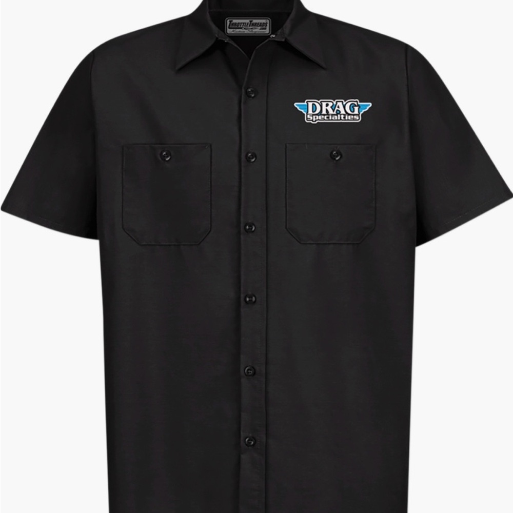 Black Men's Casual Button Down Shirt